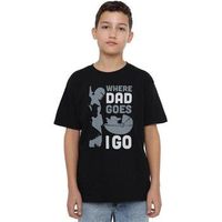 disney camiseta where dad goes i go para nino