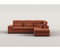 rinconera reversible con cama stewart 4 plazas terracota