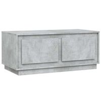 mesa de cafe - mesa de centro madera contrachapada gris hormigon 102x50x44 cm