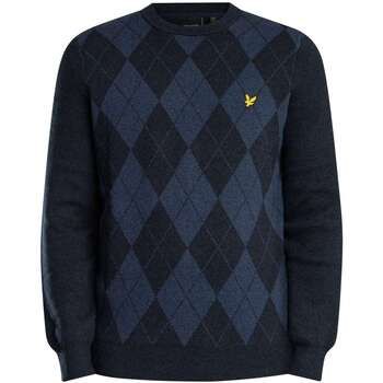 Lyle & Scott Jersey Jersey de algodón merino con estampado de rombos para hombre