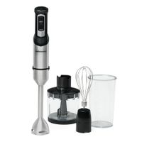 mellerware - batidora de mano spiro 1000w velocidad regulable potente cuchillas inox vaso medidor emulsionador picador