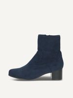 caprice bootie blue made of textiles with block heel size 39