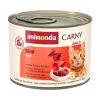 animonda carny adult 12 x 200 g - pack ahorro - vacuno puro