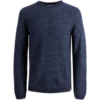 Jack & Jones Jersey 12211273 JJEDAMIAN KNIT CREW NECK SN NAVY BLAZER TWISTED para hombre