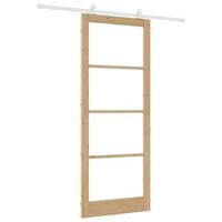 puerta corredera orkdal natural 93 x 232 cm vidaxl