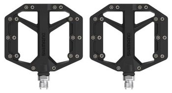 Par de pedales planos shimano gr400 negros