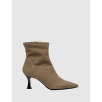 obvio botines botin selmi taupe para mujer