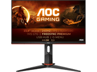 reacondicionado seminuevo muy bueno monitor gaming - aoc 24g2zubk 238fhd 1ms 240hz usb dp hdmi freesync premium altavoces integrados