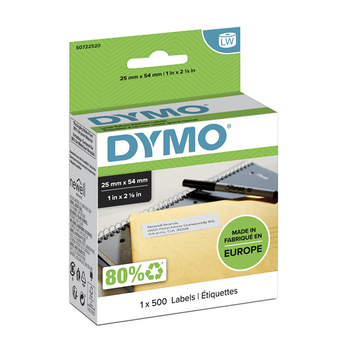ROLLO ETIQUETAS LABELWRITER 25X54MM BLANCO DYMO S0722520