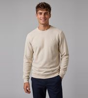 guess para hombre m6yq24k4245 sudadera texturizada manga larga beige xs casual algodon