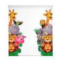 estoralis - estor enrollable translucido  estampado infantil  130 x 180 cm anchoalto tamano tela 127 x 175 cm  i-3049 unico