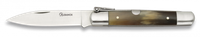 navaja machete martinez albainox n0 con virola de aluminio mango asta de toro hoja de acero inox de 75 cm presentada en caja a color 01068