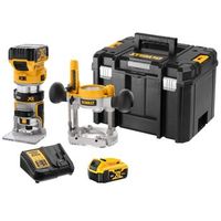 dewalt dcw604p2-qw - fresadora combo sin escobillas xr 18v li-ion 50ah