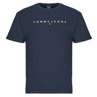 tommy jeans camiseta tjm reg gold linear logo tee ext para hombre