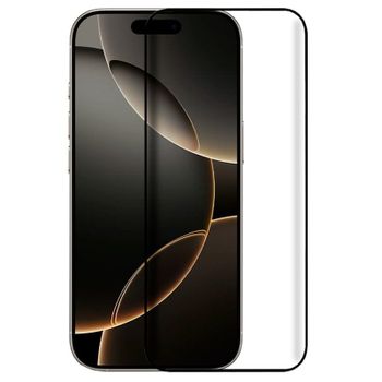 Cool Protector Pantalla Cristal Templado FULL 3D Negro para iPhone 16 Pro / iPhone 17
