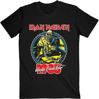 Iron Maiden Camiseta manga larga World Piece Tour '83 V.2. para mujer