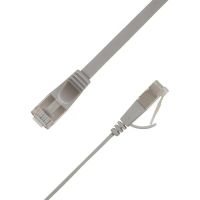 cable de red linkit cat6a uutp plano 4m gris