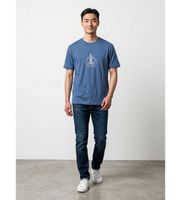 gant para hombre 2003425 camiseta graphic azul l casual algodon manga corta