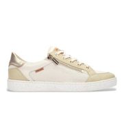 pikolinos para mujer w7b-6737c1 zapatillas de piel lanzarote blanco roto 37 beige plano cordones cremallera casual