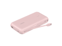 powerbank - belkin bpb024hqpk 20000 mah 1x usb-c cable integrado carga rapida 30w rosa