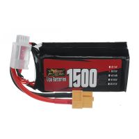 bateria lipo zop power 3s 111v 1500mah 120c con conector xt60 para dron rc
