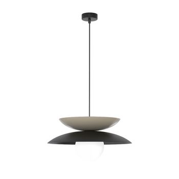 Lámpara colgante mor negro+moca