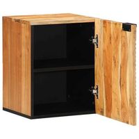 gabinete colgante de bano marron 38 x 33 x 48 cm vidaxl