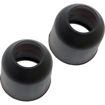 Guardapolvo de horquilla 38mm alto par negro