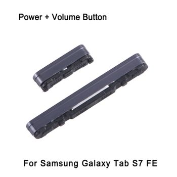 1 Juego de botón de encendido + botón de Control de volumen para Samsung Galaxy Tab S7 FE SM-T730 / SM-T733 / SM-T736B / SM-T735