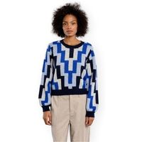 lili sidonio jersey knit lal608 - navy blue para mujer