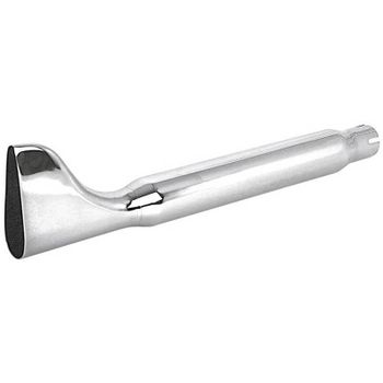 Silenciador de escape Paughco Fishtail corto cromado