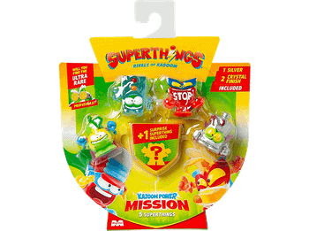 Juego - Magicbox Superthings: Kazoom Power Mission 5 Pack surtido