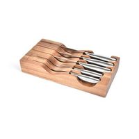 jean dubost bloque de 5 cuchillos de acero inoxidable - bs288520x00232
