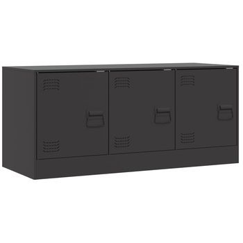 Mueble Para Tv De Acero Negro 99x39x44 Cm Vidaxl