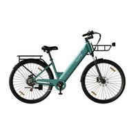 bicicleta electrica urbana velopro c1pro de 250 w 36 v 18 ah azul