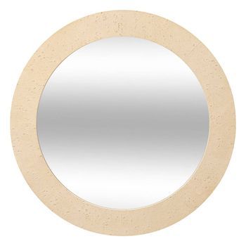 Espejo De Pared Anaya Beige D78cm - Atmosphera Createur D'interieur