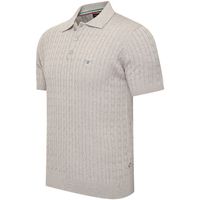 cappuccino italia polo caorle cable knit para hombre