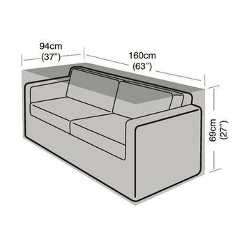 Funda Sofa 2 Plazas Grande 94 X 160 X 69cm. Easy-cover
