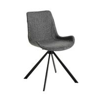 silla giratoria tela gris oscuro angel cerda 4071 54x58x82