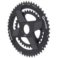 Q Rings Dm Oval Chainring 50/34 T Black