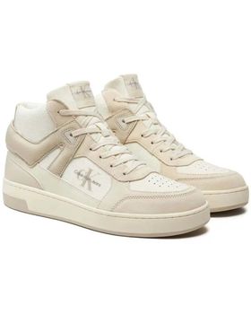 de CALVIN KLEIN ZAPATILLAS JEANS CUP MID LACEUP LTH PARA HOMBRE EN COLOR BEI BEIGE