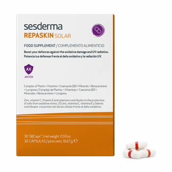 Repaskin solar 30 cápsulas