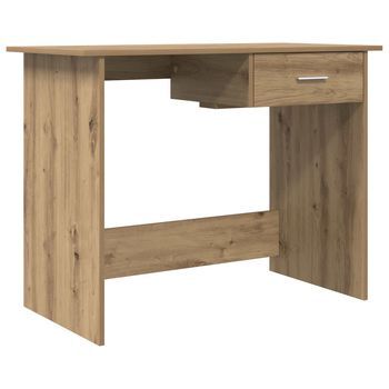 Escritorio Roble Artisan 100 X 50 X 76 Cm Madera De Ingeniería Vidaxl