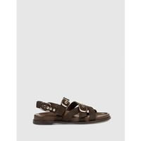inuovo sandalias sandalia d51006 marron para mujer