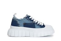 zapatillas deportivas de denim deshilachado jeans