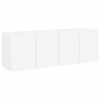 2 uds muebles tv de pared  mueble de salon  armario tv blanco 60x30x41 cm