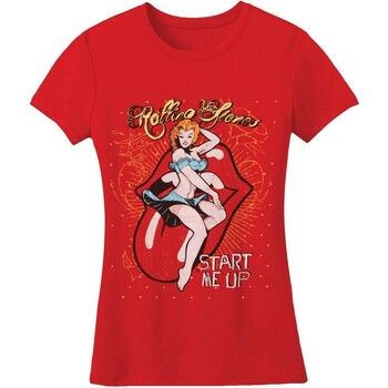 The Rolling Stones Camiseta manga larga Start Me Up para mujer