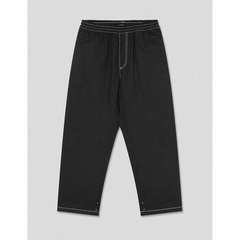 Polar Skate Co Pantalones PANTALÓN CONTRAST SURF PANTS BLACK-WHITE para mujer