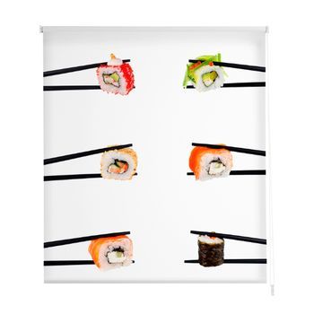 Estoralis - Estor Enrollable Translucido | Estampado Cocina | 110 X 255 Cm (ancho/alto) Tamaño Tela 107 X 250 Cm | C-1224 Unico