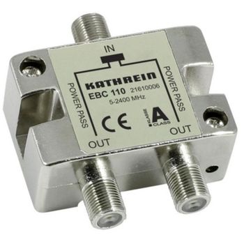 Divisor de señal Kathrein EBC 110 coaxial 5-2400 MHz conector F